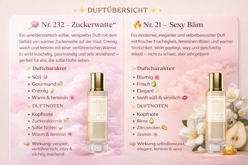Summer Bundle Elixir Parfum 35ml + 50ml Haarparfum wählbar 232 oder 21